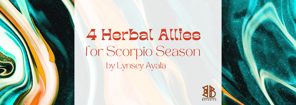 4 Herbal Allies for Scorpio Season