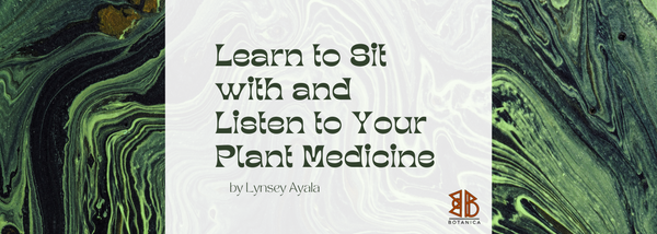 Learn to Sit with and Listen to Your Plant Medicine