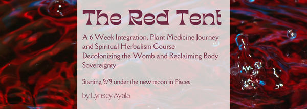 The Red Tent   A 6 Week Integration, Plant Medicine Journey and Spiritual Herbalism Course  Decolonizing the Womb and Reclaiming Body Sovereignty